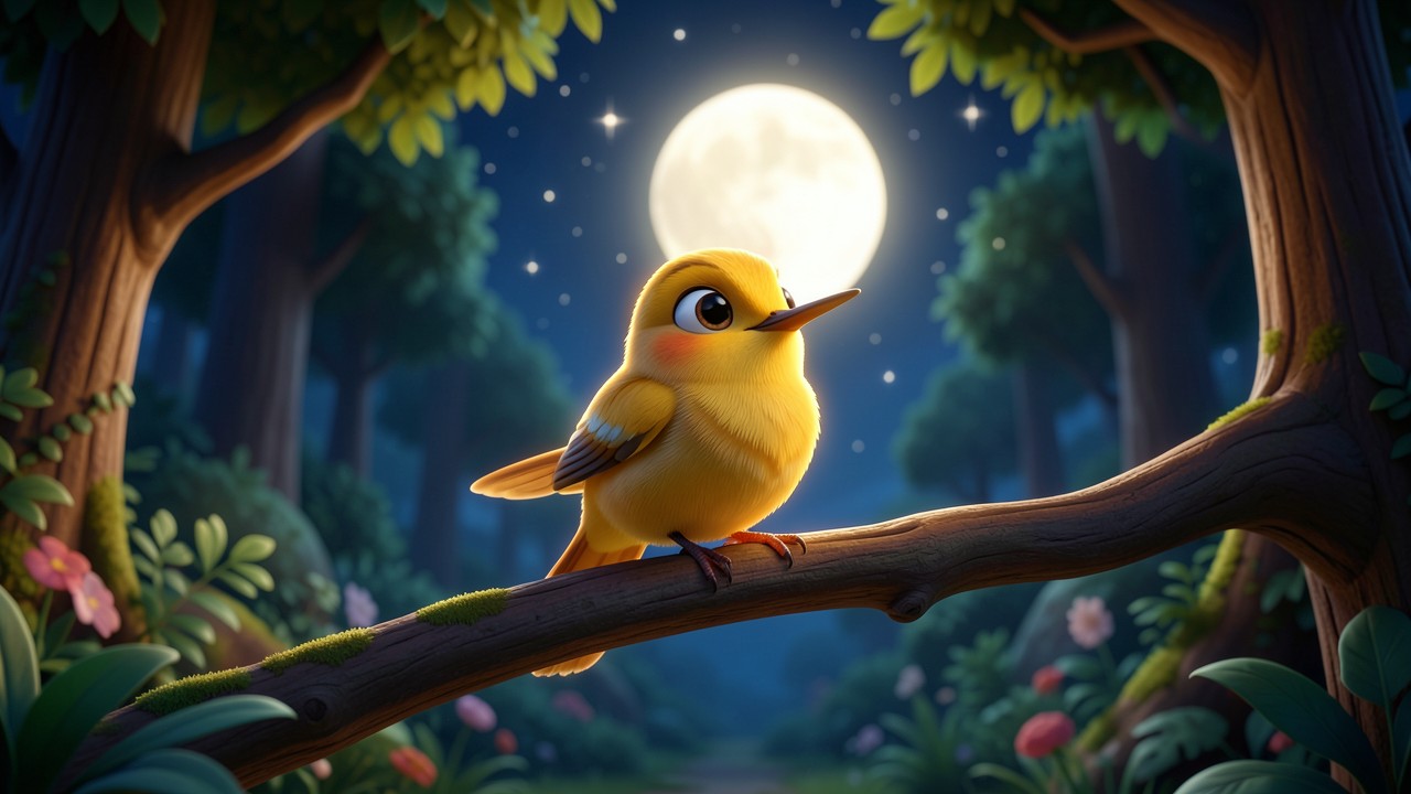 Cuentos en lengua indigena cortos: La luna y el colibrí