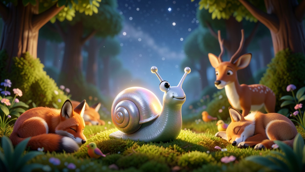 Gute Nacht Kurzgeschichte: Das Lied der Sternschnecke