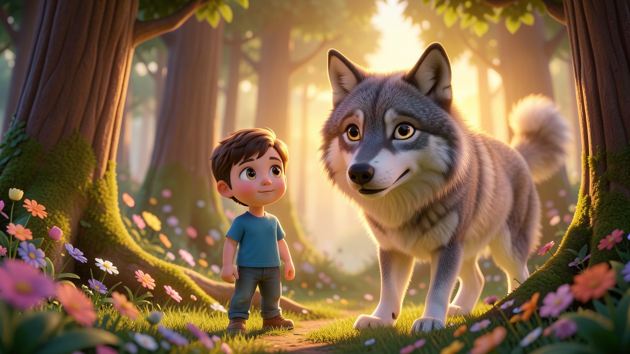 Lendas Populares: O Menino e o Lobo das Florestas