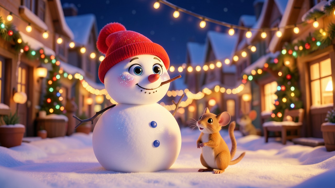 Kurze Weihnachtsgeschichten zum Vorlesen: Der Schneemann mit dem warmen Herzen