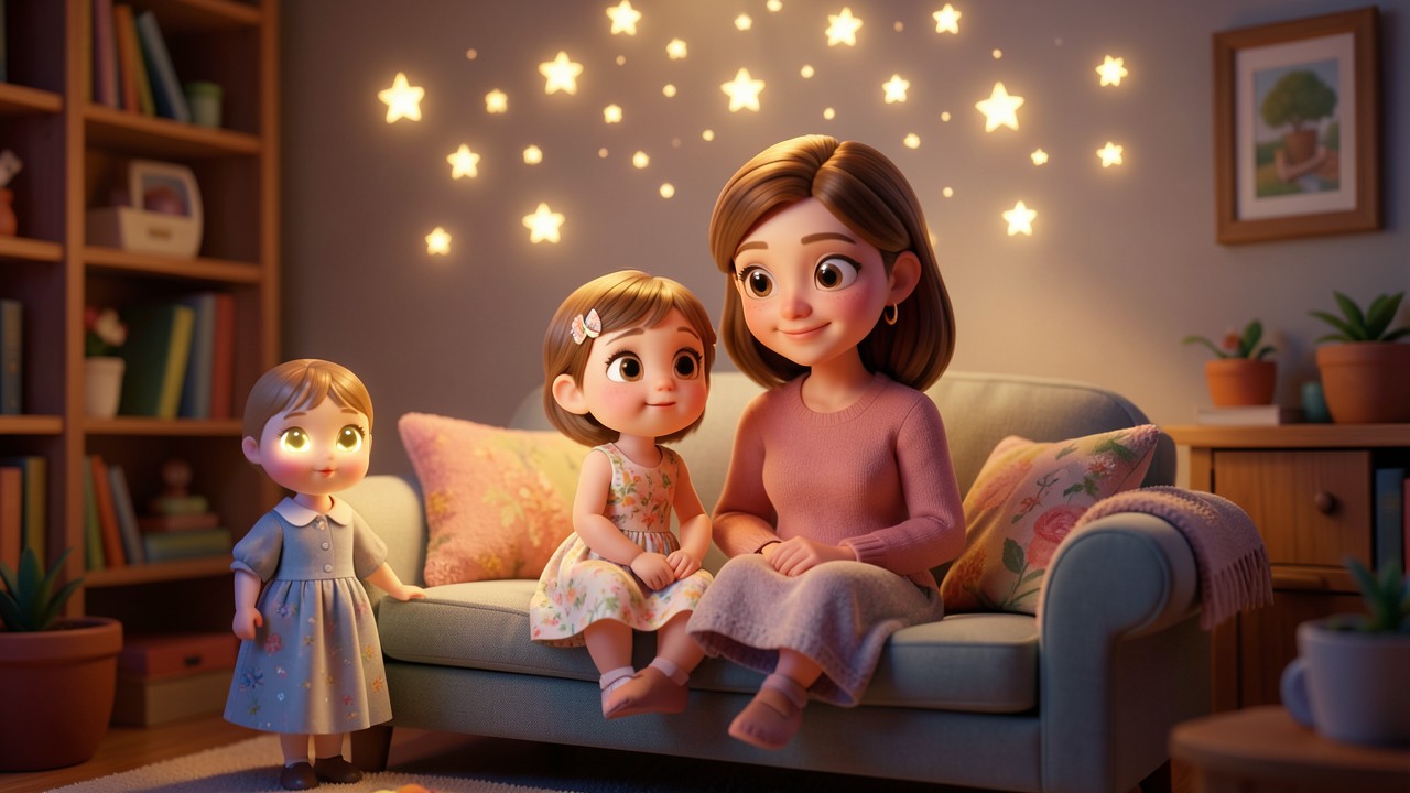 Conte de noel maternelle : La Poupée qui Chantait aux Étoiles