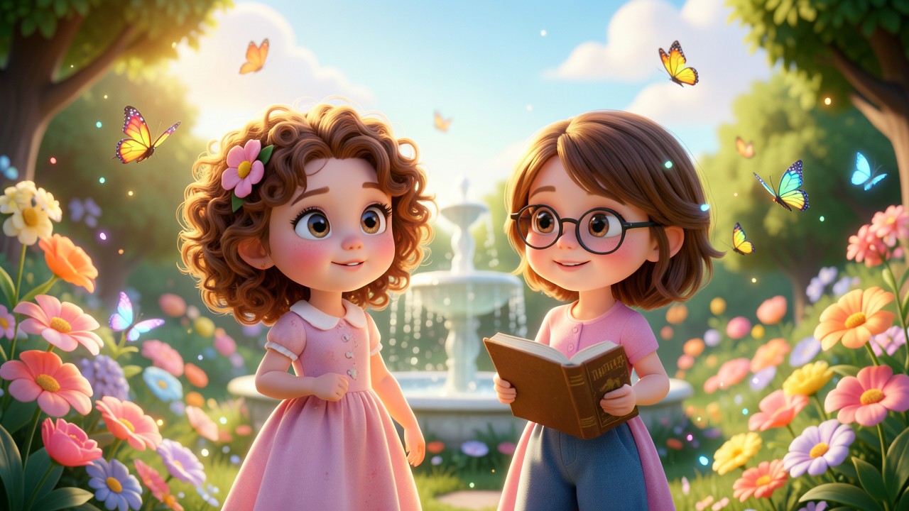 Historinha Infantil Sobre Amizade: O Segredo do Jardim das Cores