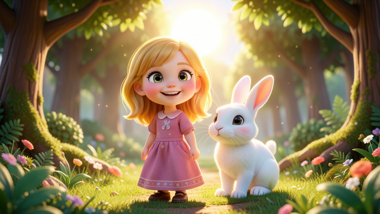 Cuento de ricitos de oro para leer: La niña que encontró el sol en el bosque