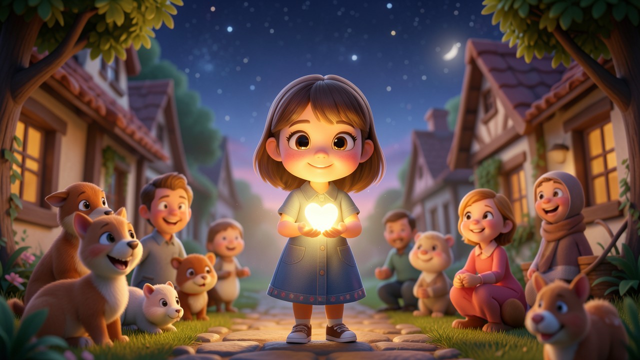 Exemplos de Contos Curtos: A Menina que Tinha um Coração de Luz