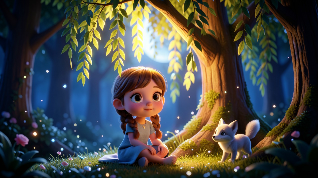 Folk Tales for Kids: The Song of the Moonlit Willow