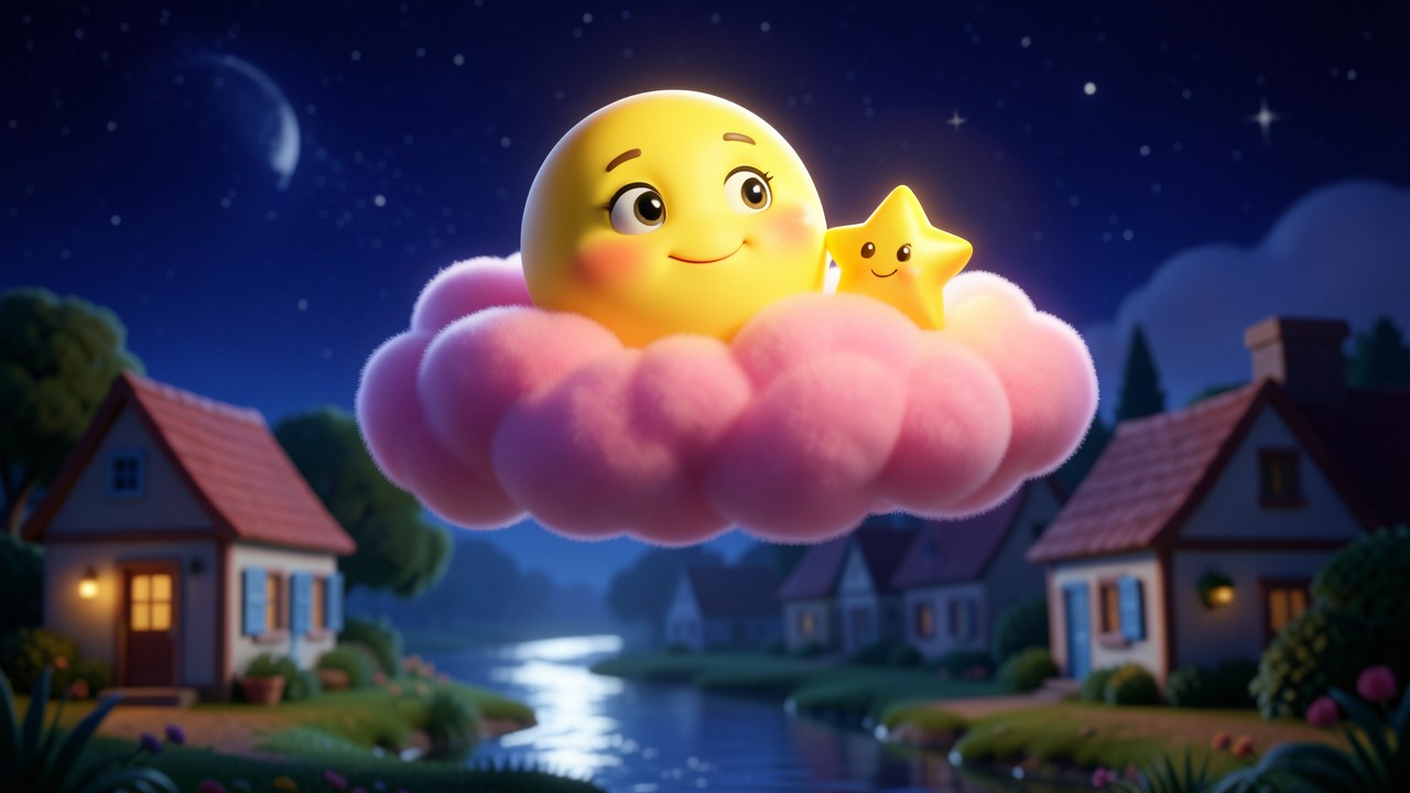 Histoire du soir enfant 5 ans : La lune qui avait peur du noir