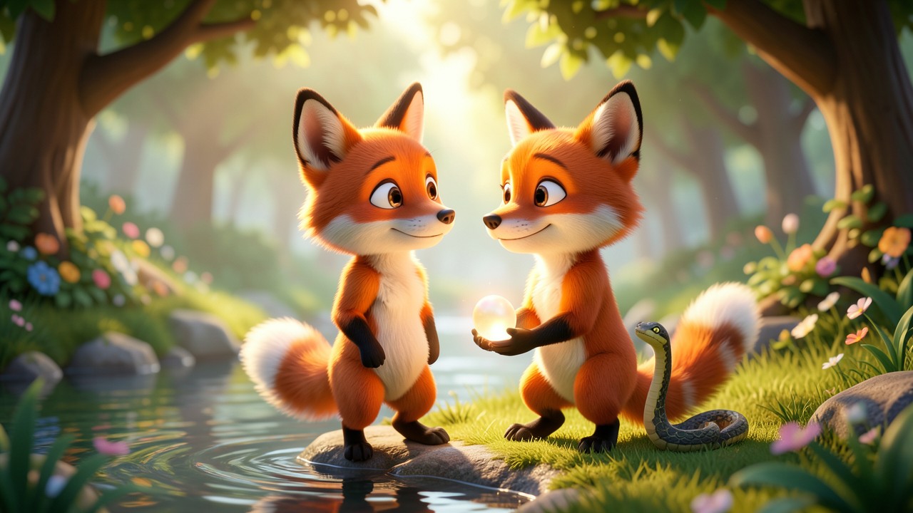 Moral einer Fabel Beispiele: Der kleine Fuchs und die verlorene Perle