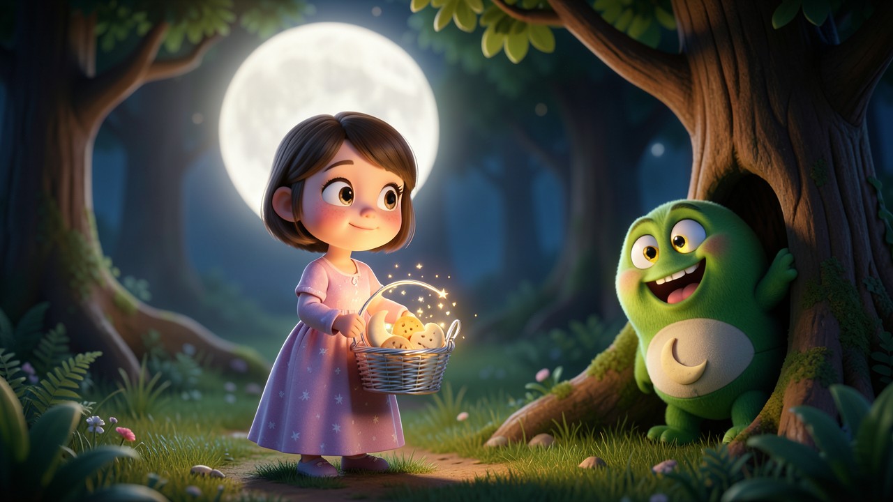 Short Pictorial Stories: The Moonlight Basket