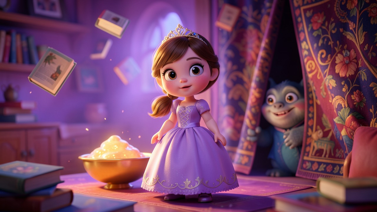 A Story About Princess and the Purple Pudding
