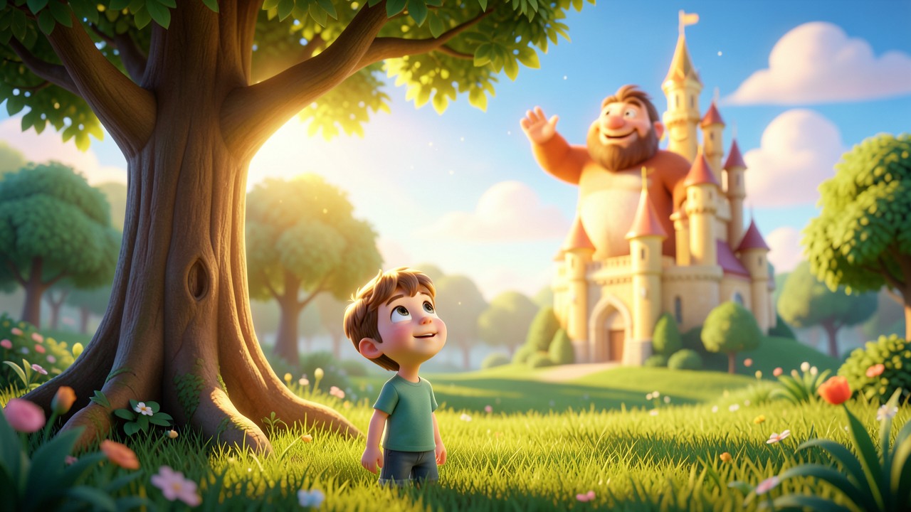 Pictures of Jack and the Beanstalk Story: A Gentle Giant's Gift