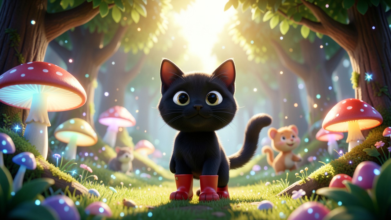 Il gatto con gli stivali fiaba: La magia del bosco di Noialtri