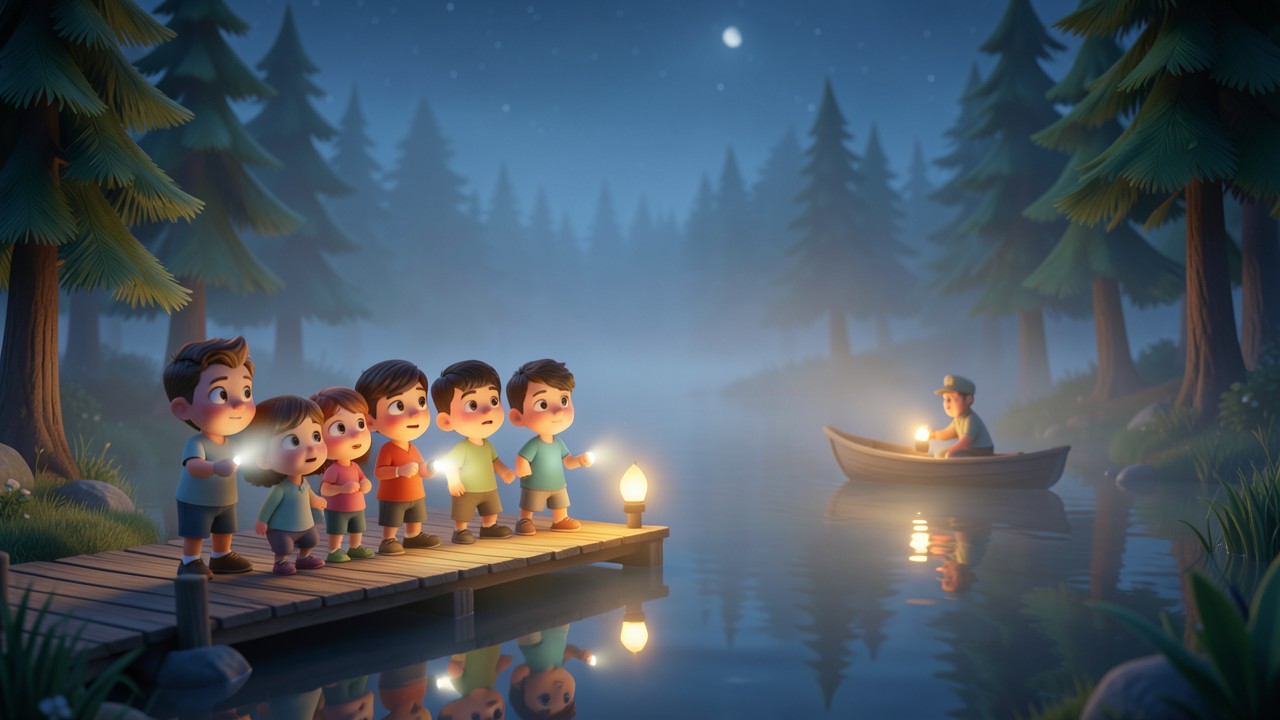 La niebla del lago (cuento de terror para niños)