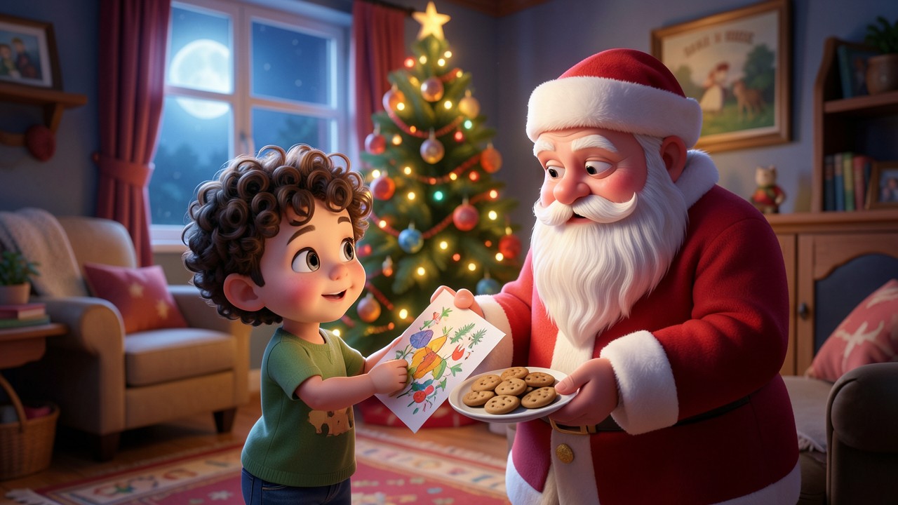 História de Natal para Educação Infantil: O Menino que Deu Presente ao Papai Noel