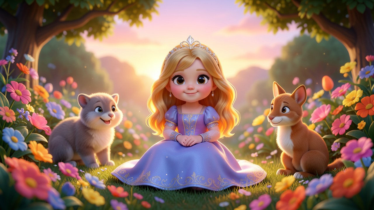 Histórias de Princesas Encantadas para Ler: A Princesa que Cantava com os Animais