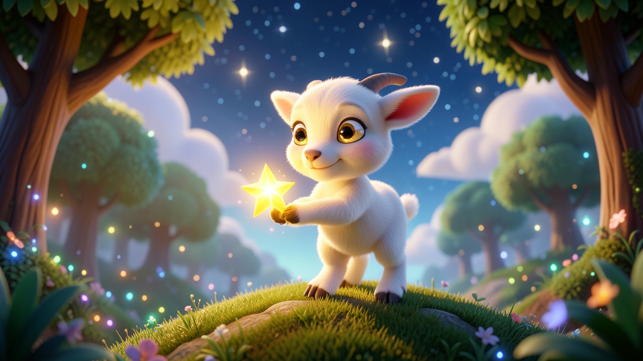 Contes de fées : La petite chèvre et les étoiles