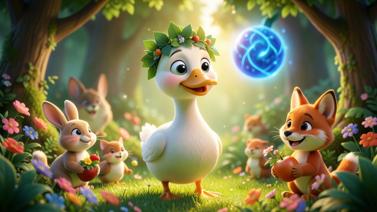 A Story and Moral About the Greedy Goose