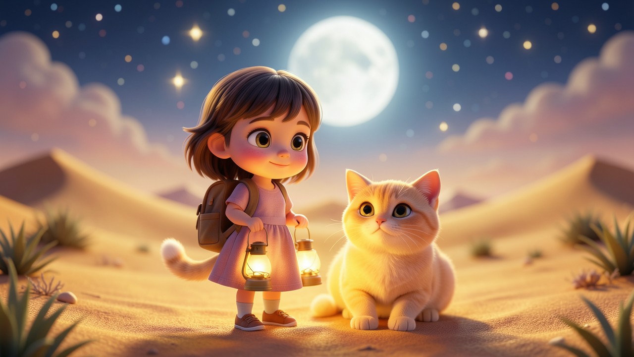 Fábulas Infantil: A Coragem de Lili e o Gato de Areia