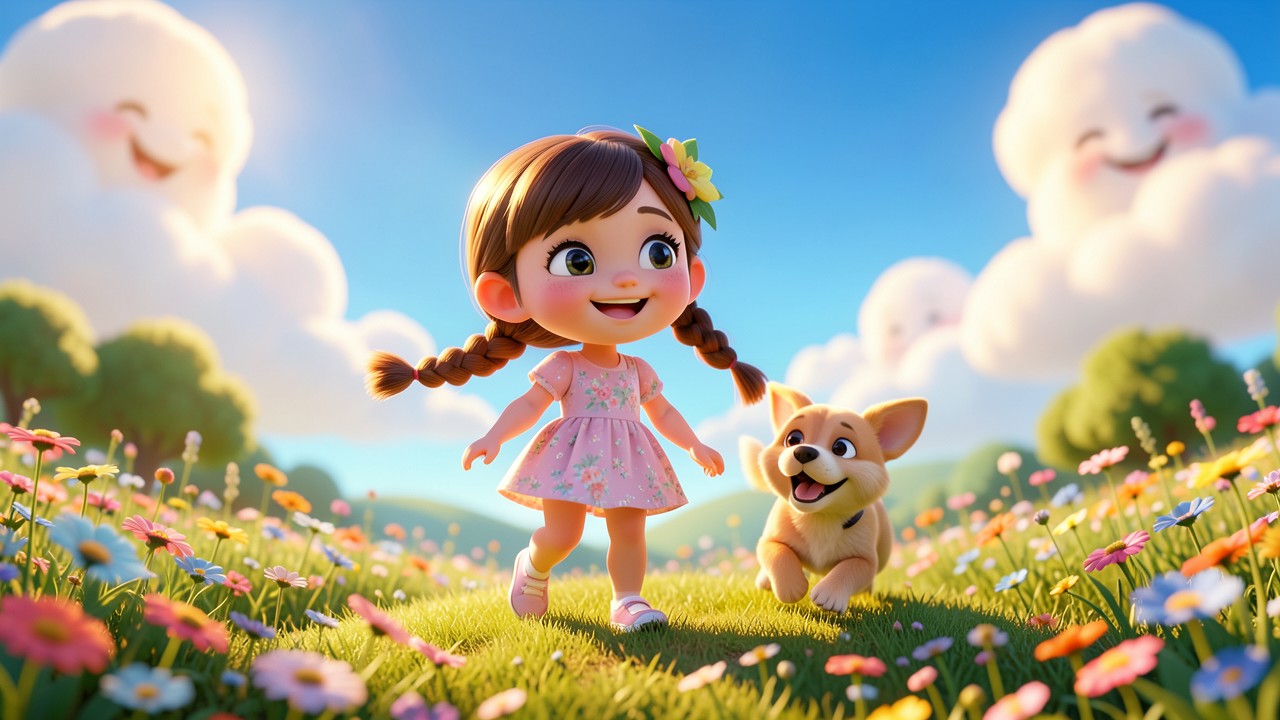 Märchen für den Kindergarten: Das Lachen der Wolken