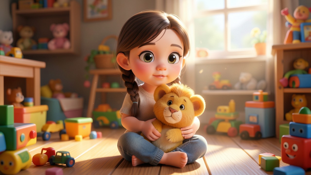 Contos para Ler: A Menina e o Leão de Pano