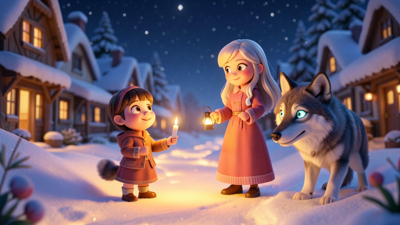 Storia Santa Lucia per bambini: La luce che danza tra le stelle
