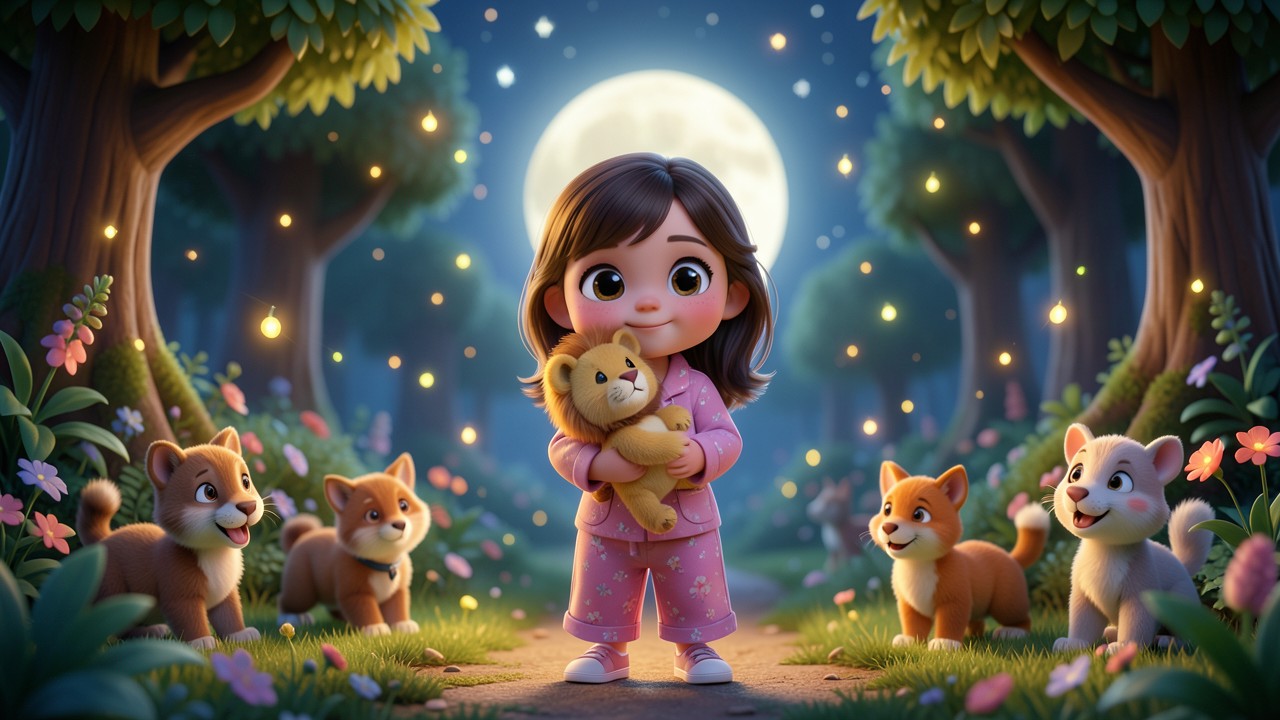 Historinha para Bebê: A Menina e o Leão de Pelúcia