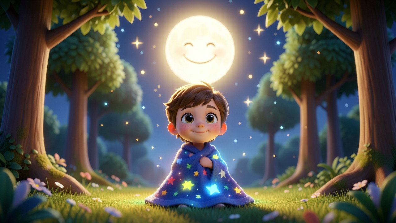 Kleine Kindergeschichten: Der Mond, der vergessen hatte zu lachen