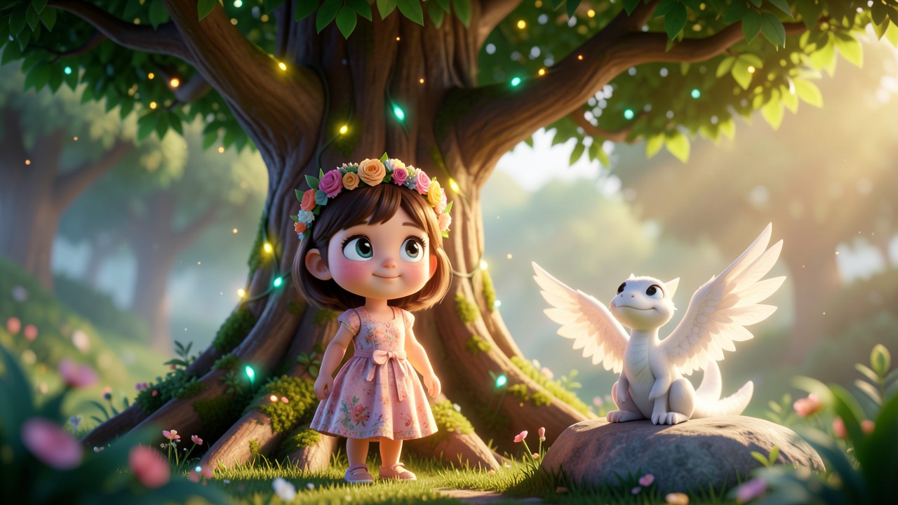 História de Princesa Curta: A Menina que Riu com o Vento