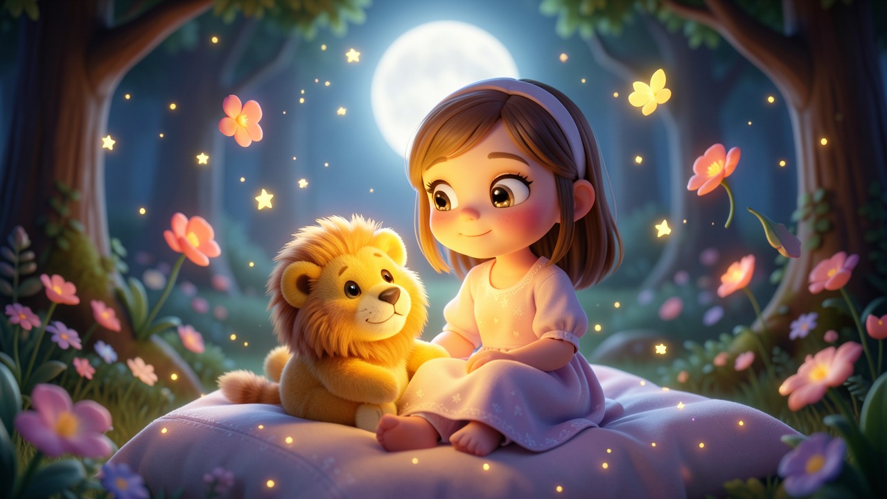 Histórias infantis para dormir: A Menina e o Leão de Pelúcia