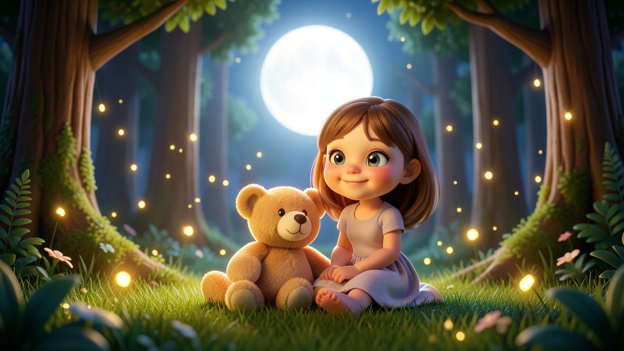 Historinhas para dormir para ler: A Menina e o Ursinho que Não Sabia Dormir