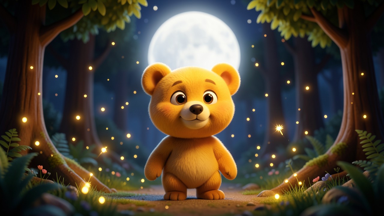 Racconta Storie per Bambini: La Luna e il Piccolo Orsetto