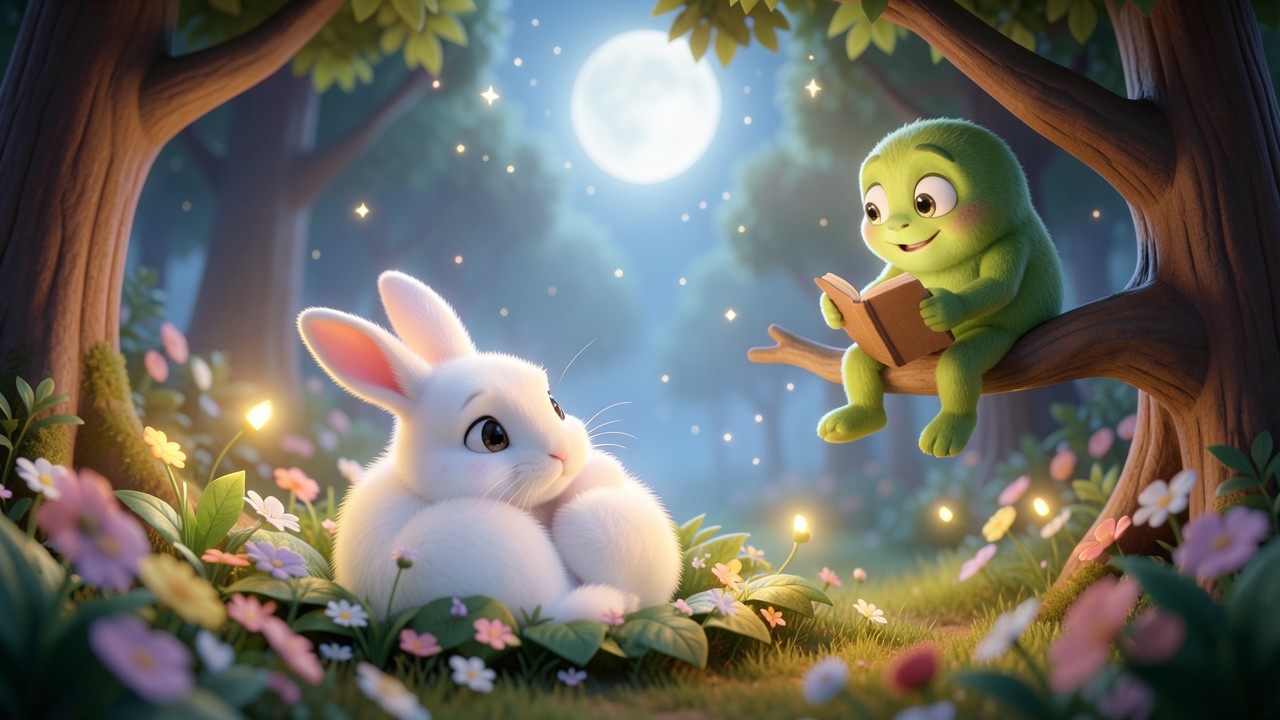 Bedtime Stories for 3 Year Olds: The Moonlight Bunny