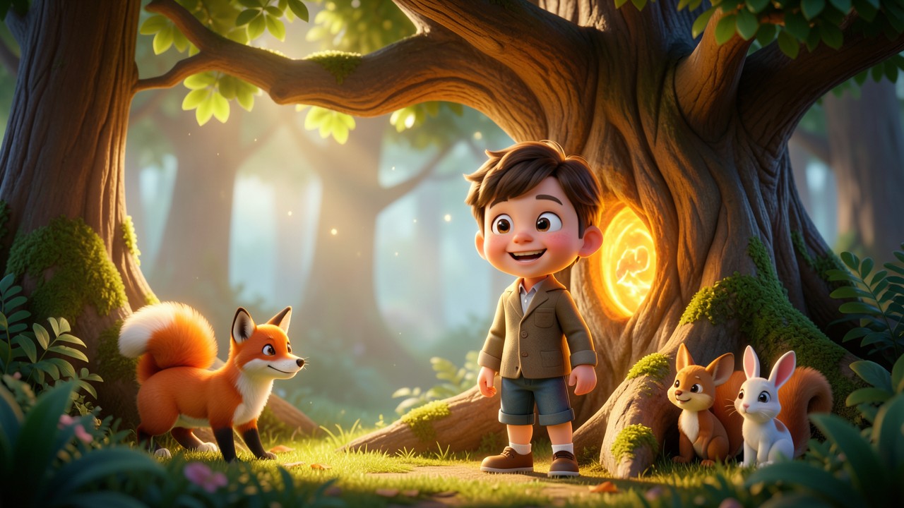 Cuentos de misterio cortos para niños: El secreto del árbol de las historias