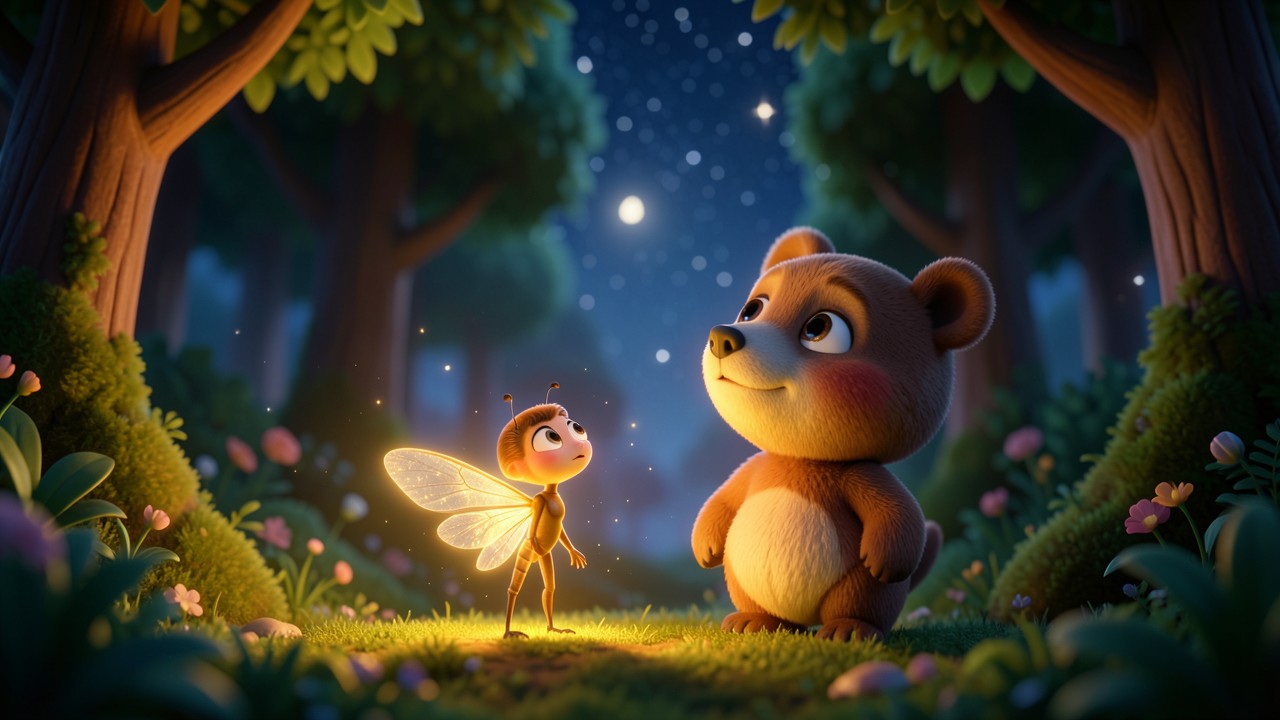 Favole classiche per bambini: La Lucciola e il Piccolo Orso