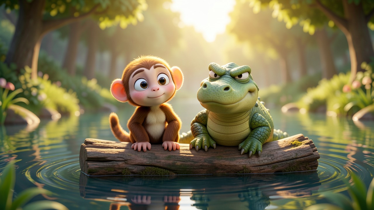 The Story of the Crocodile and the Monkey