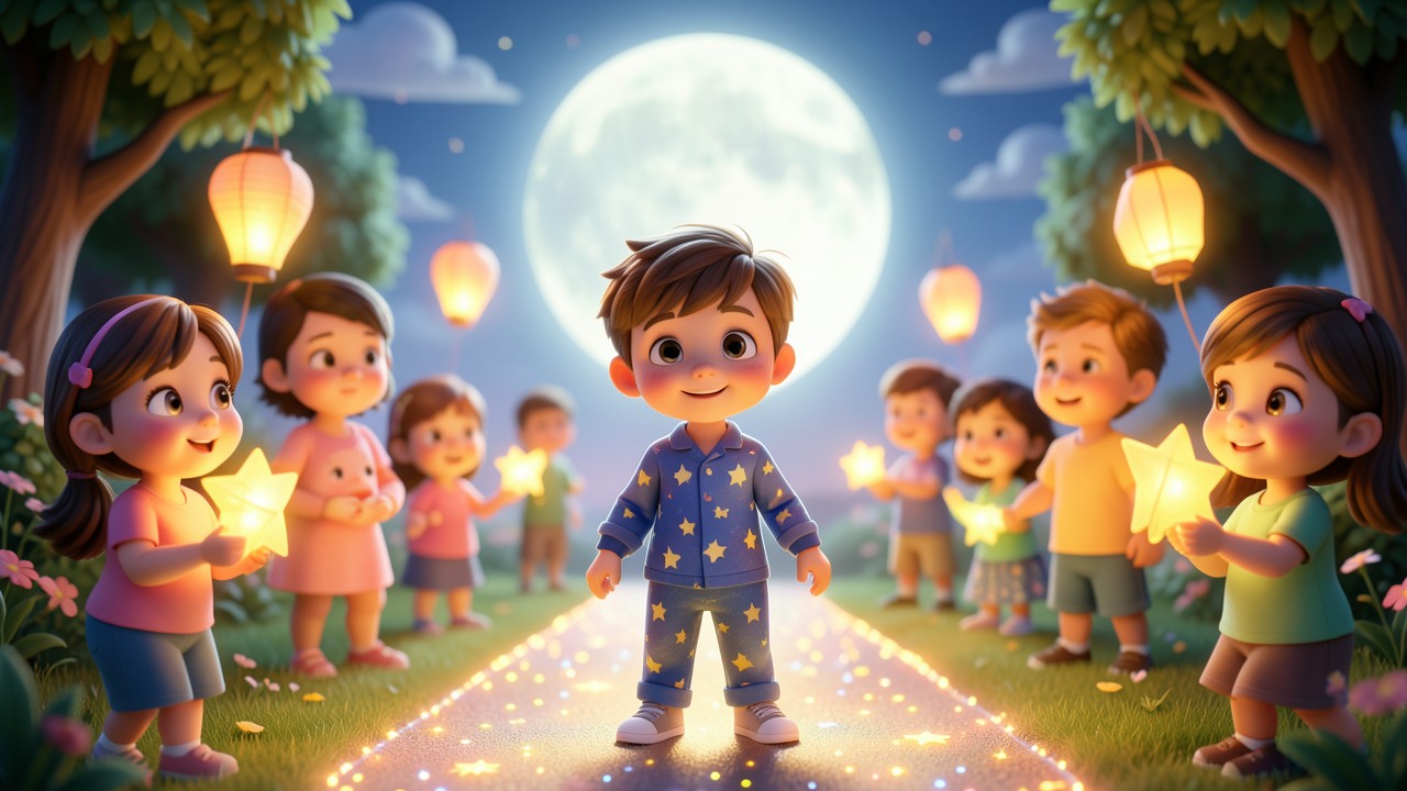 Favola per bambina: La Luna che si Perdeva