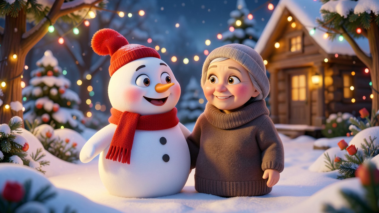Kurzgeschichte Weihnachten: Der singende Schneemann