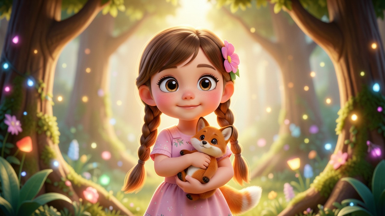 Cuentos para niñas de 6 años: La niña y el misterio del bosque encantado