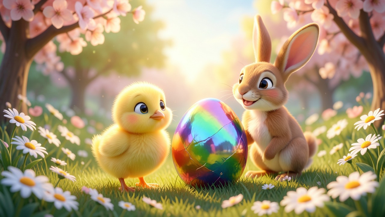 Storie brevi di Pasqua per bambini: La Pasqua di Pino il Pulcino