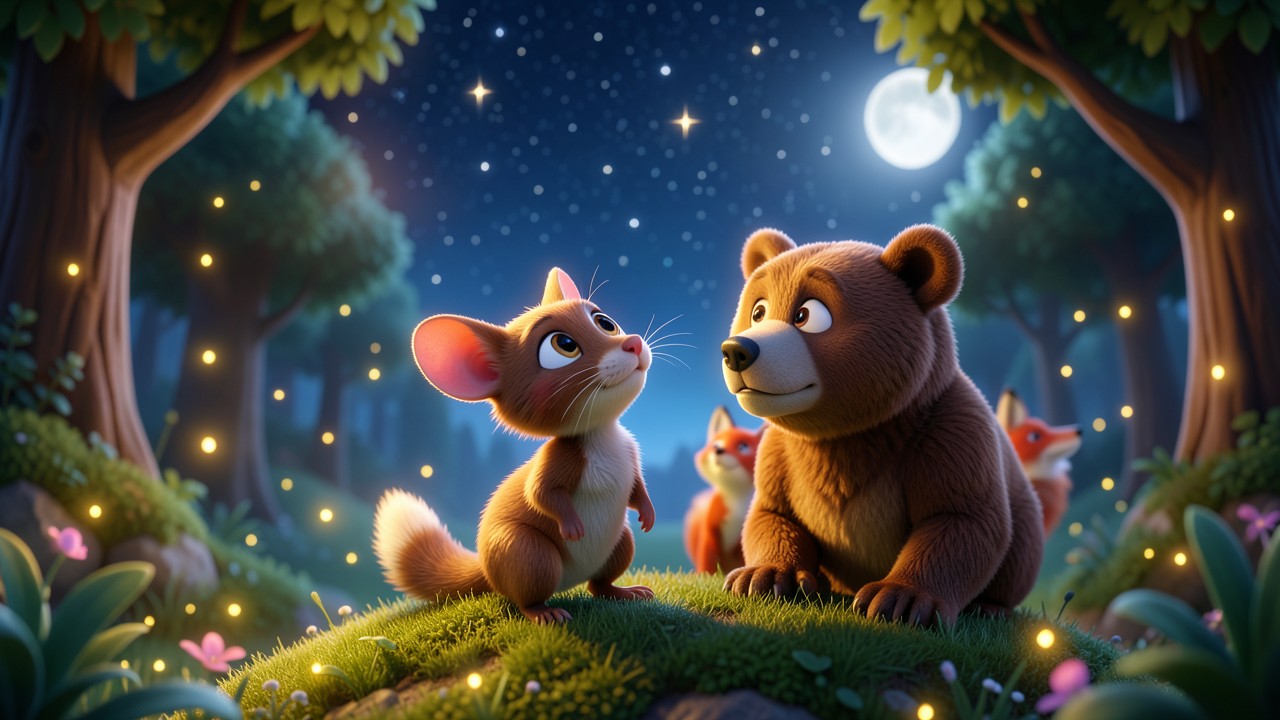 Histoire pour enfant 3 ans : La Petite Souris et les Étoiles Perdues