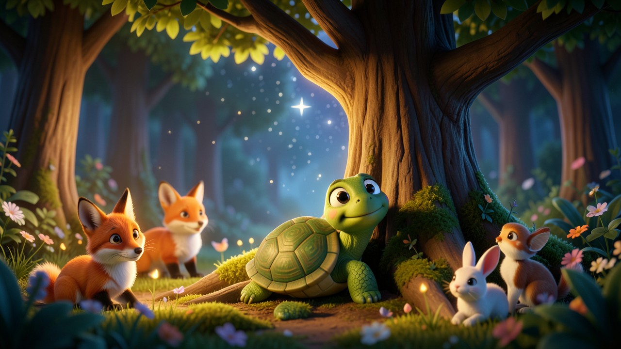 Escribir cuento corto para niños: La Tortuga que Sabía Contar Estrellas