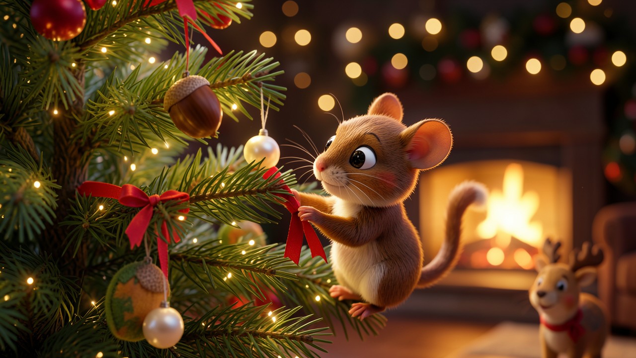 Petite histoire de noël : La petite souris et le sapin magique