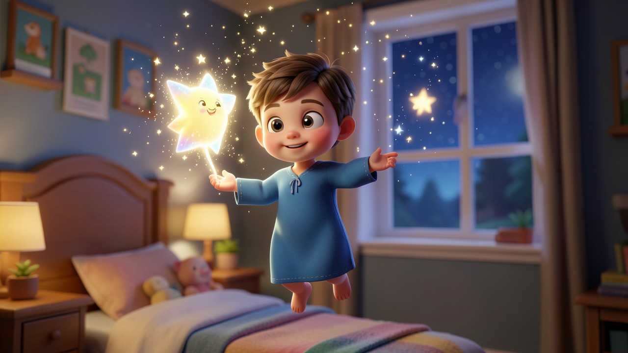 Gute Nacht-Geschichten zum Vorlesen kostenlos: Das Wunder der Sternenlampe