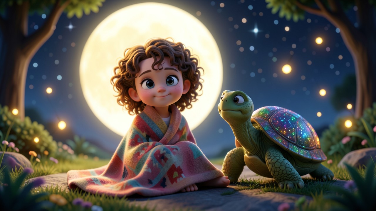Fairy Tales in Spanish: The Moonlight Lullaby of Luna and the Talking Tortoise