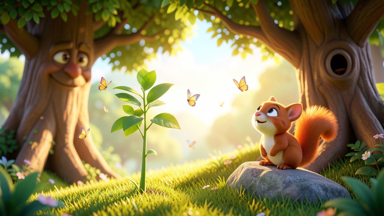 Short Motivational Stories with Moral: The Little Seed and the Sunny Hill