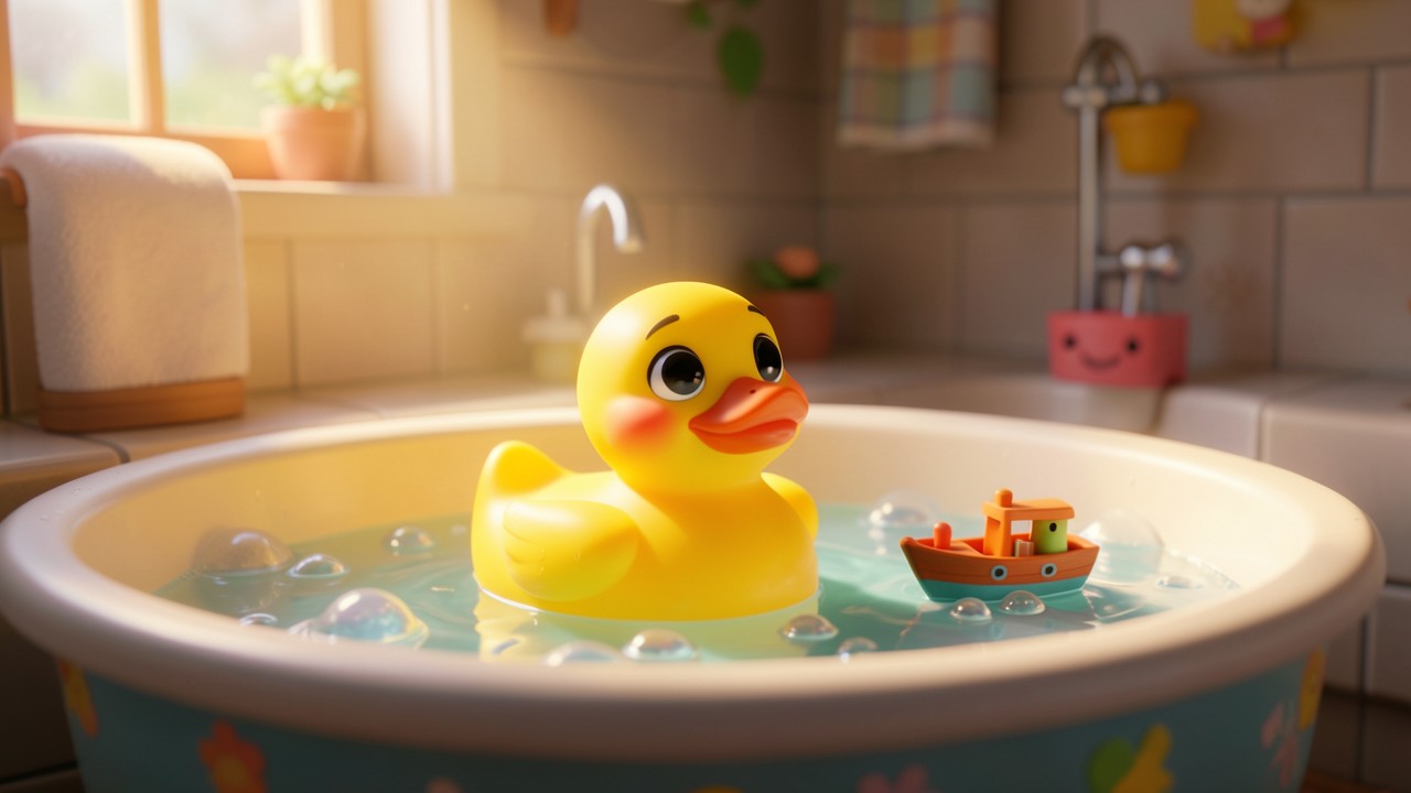 Ducky Takes a Bath