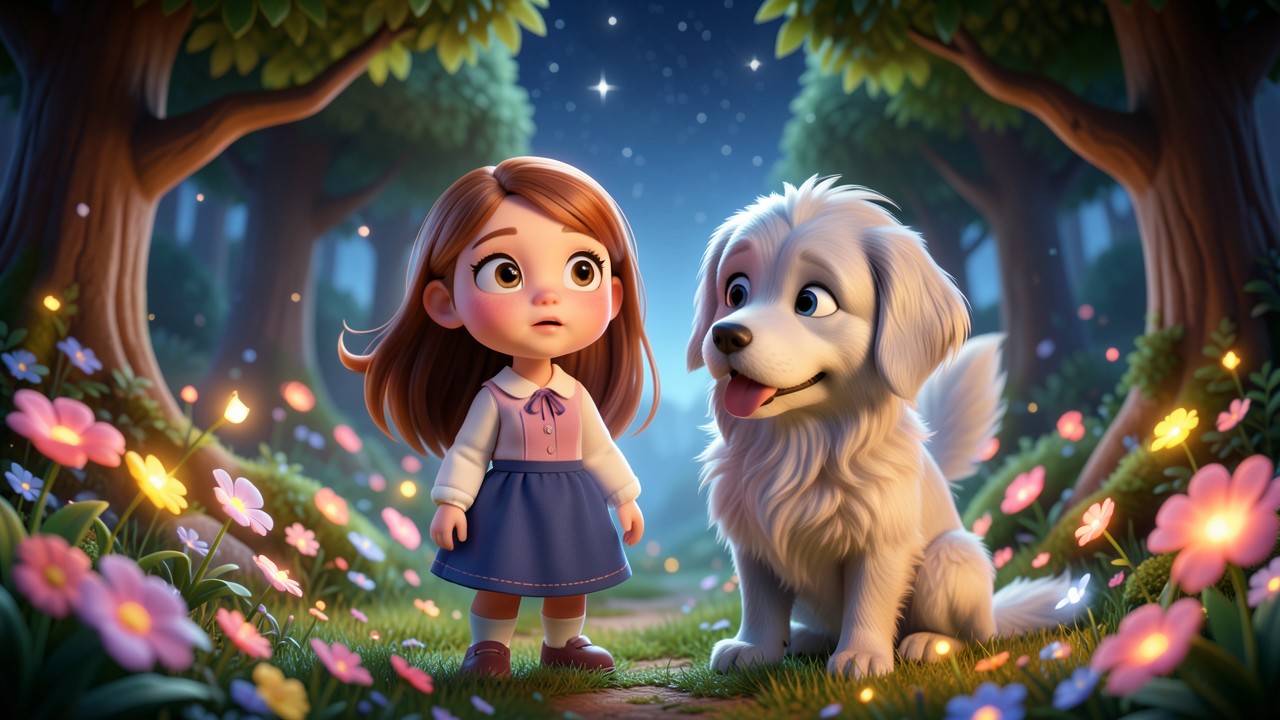 Contos de Aventura: A Menina e o Cachorro que Sabia Falar