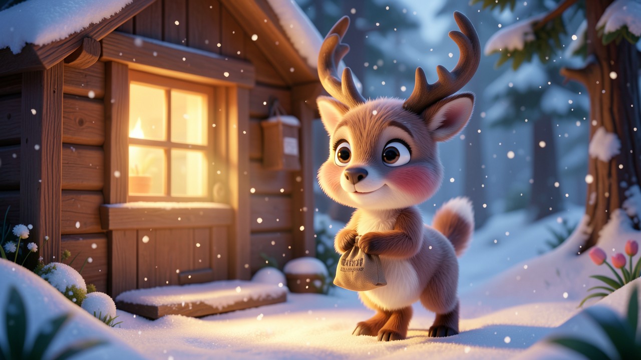 Infantil cuentos de navidad cortos: El reno que olía a canela