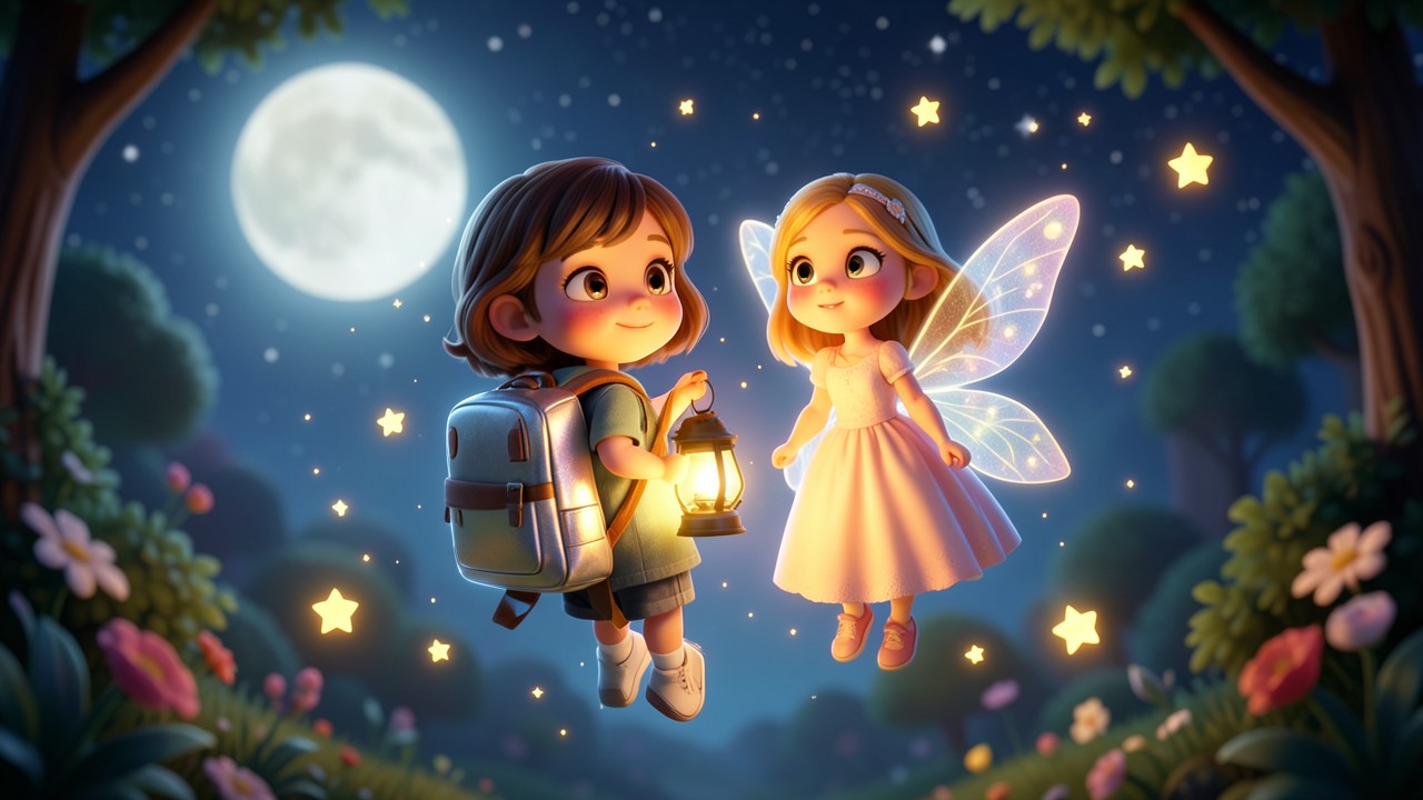 Gute Nacht Geschichten für Verliebte: Das Mondlicht und die Zaubertasche