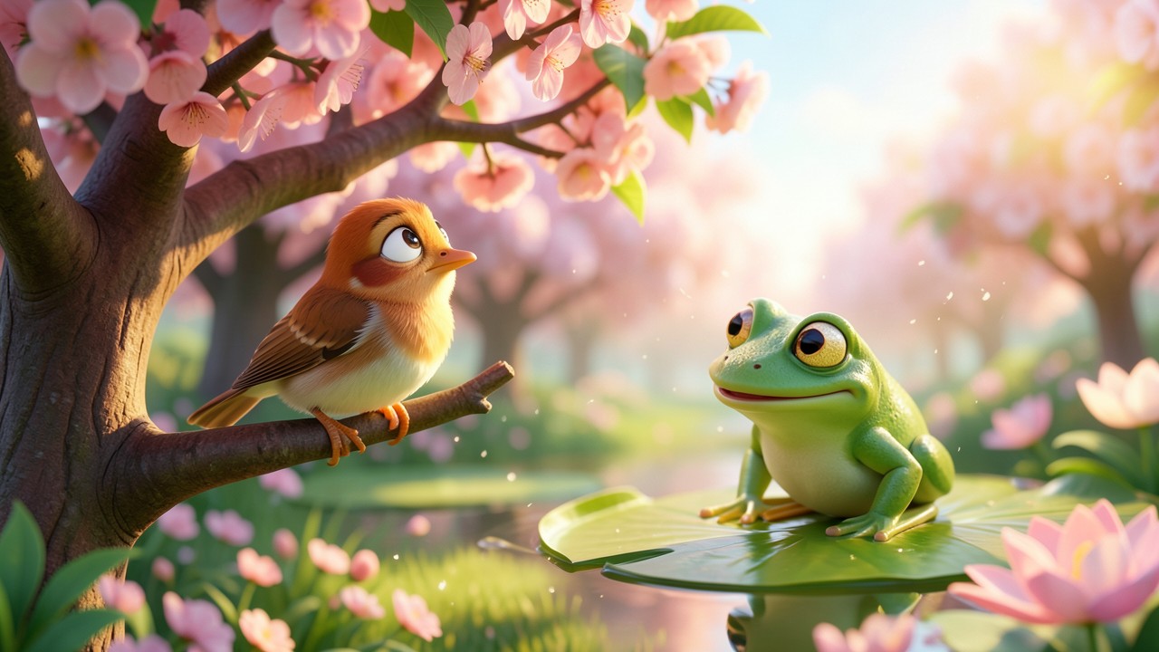 Histoire pour enfant 5 ans : Le petit oiseau qui chantait au printemps