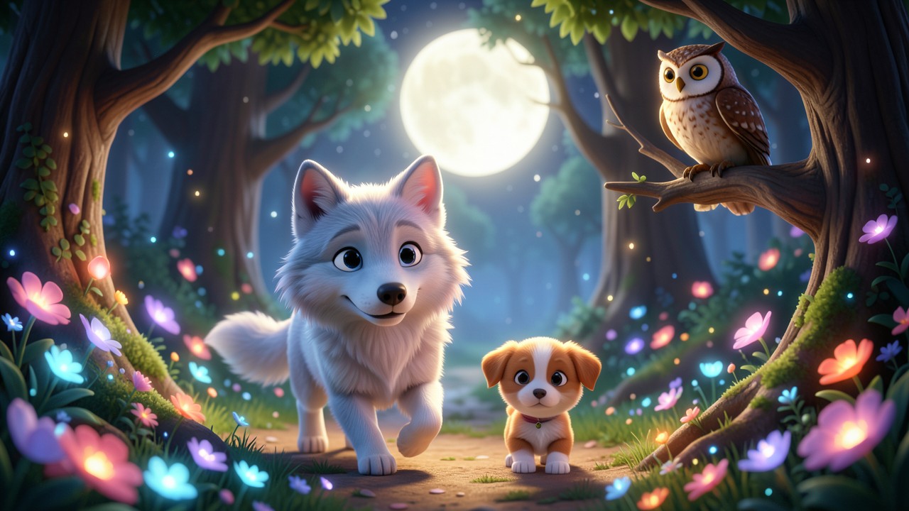 Favole di lupi: La lupa gentile e il cucciolo perduto